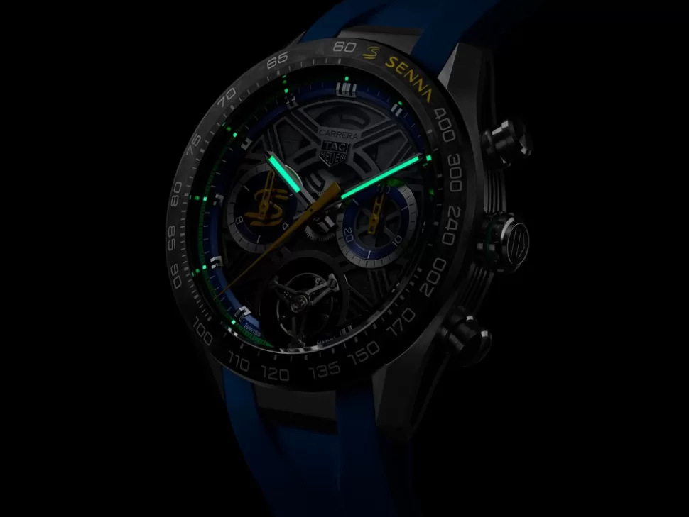 Online Carrera Extreme Sport Chronograph Tourbillon X Senna Chronograph Watches | Special Editions